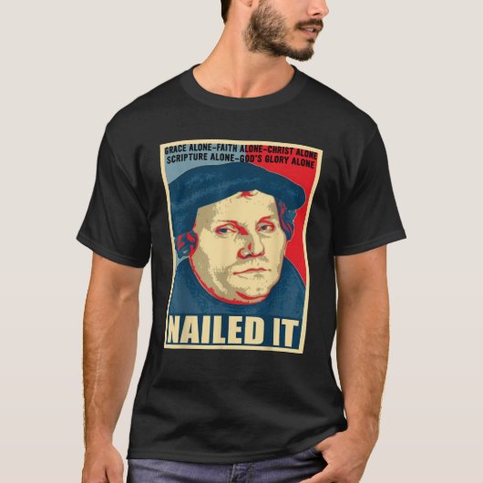 Martin Luther, Mitglied des protestantischen IT-Re T-Shirt (Vorderseite)