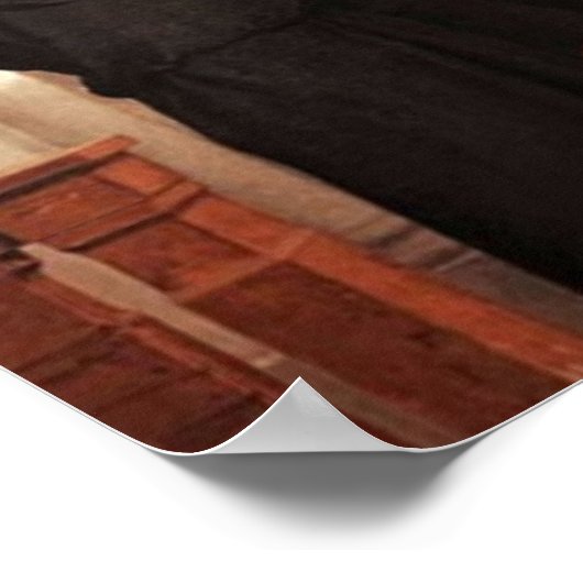 Martin Luther Nailing 95 Thes Poster (Ecke)