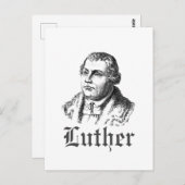 Martin Luther Postkarte (Vorne/Hinten)