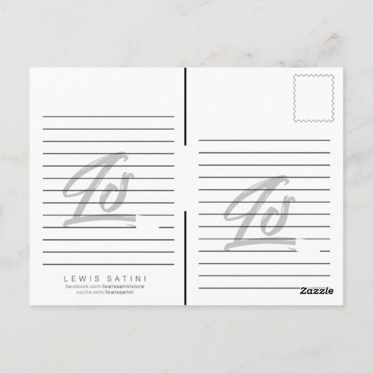 Martin Luther - Prayer Postkarte (Rückseite)