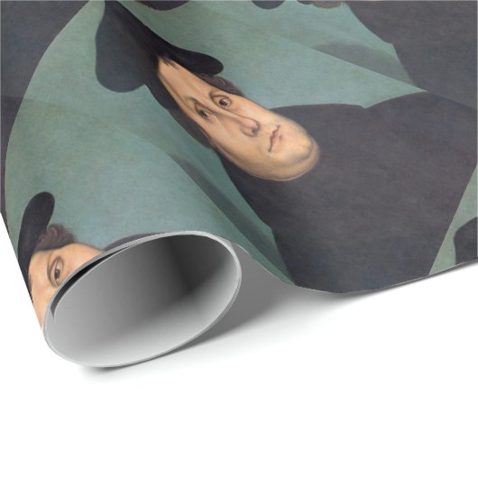 Martin Luther Protestant Reformation Geschenkpapier (Rolleneckpunkt)