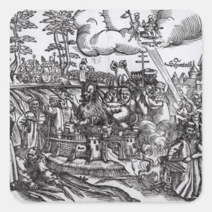 Martin Luther Quadratischer Aufkleber