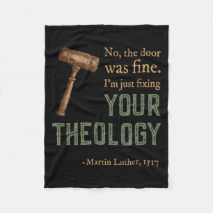 Martin Luther Reformierter christlicher Reformatio Fleecedecke