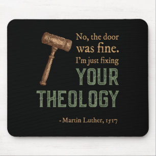 Martin Luther Reformierter Christlicher Reformatio Mousepad