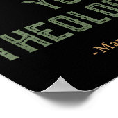Martin Luther Reformierter christlicher Reformatio Poster (Ecke)