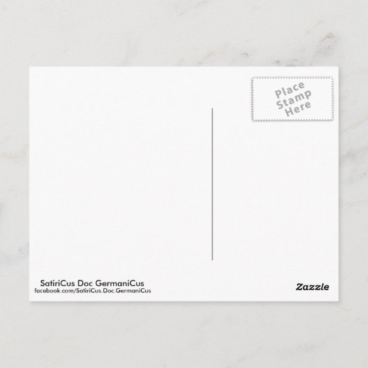 Martin Luther "StinkeFinger" Postkarte (Rückseite)