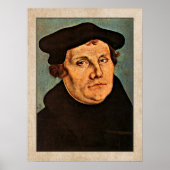 Martin Luther von Lucas Cranach the Elder Poster (Vorne)
