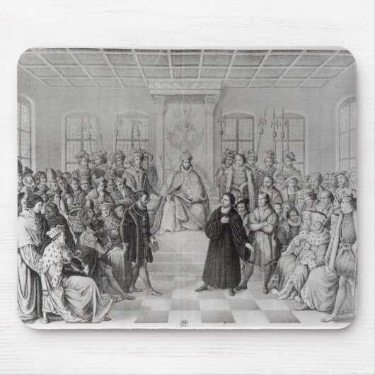 Martin Luther vor Charles V Mousepad (Vorne)
