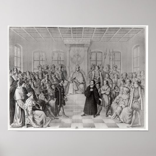 Martin Luther vor Charles V Poster (Vorne)