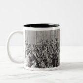 Martin Luther vor Charles V Zweifarbige Tasse (Links)