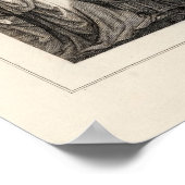 Martin Luther vor der Ernährung der Würmer. Poster (Ecke)