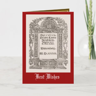 Martin Luther, Wittemberg 1532 Karte