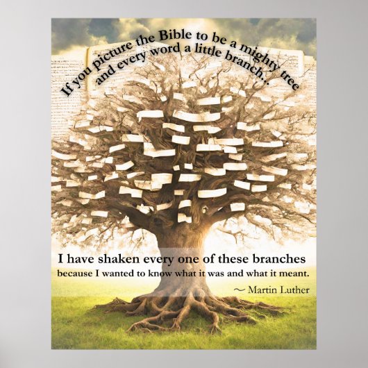 Martin Luther Zitat-Poster Poster (Vorne)