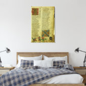 Martin Luthers Anmeldeformular Leinwanddruck (Insitu (Schlafzimmer))