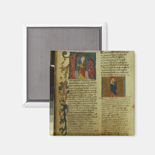 Martin Luthers Einschreibung Magnet (Vorderseite/Rückseite)