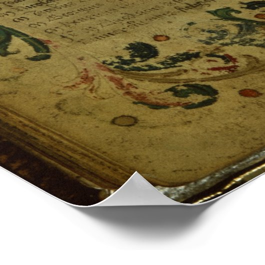 Martin Luthers Einschreibung Poster (Ecke)