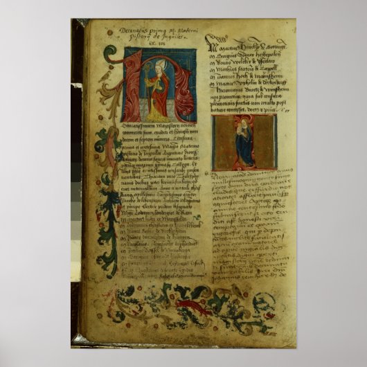 Martin Luthers Einschreibung Poster (Vorne)