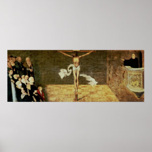 Martin Luthers Sermon Poster