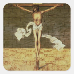 Martin Luthers Sermon Quadratischer Aufkleber