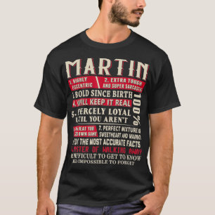 Martin Name Gift Martin Surname  T-Shirt