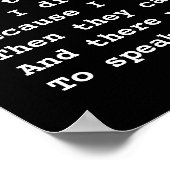 Martin Niemöller (Redakteur) Zitat Poster (Ecke)