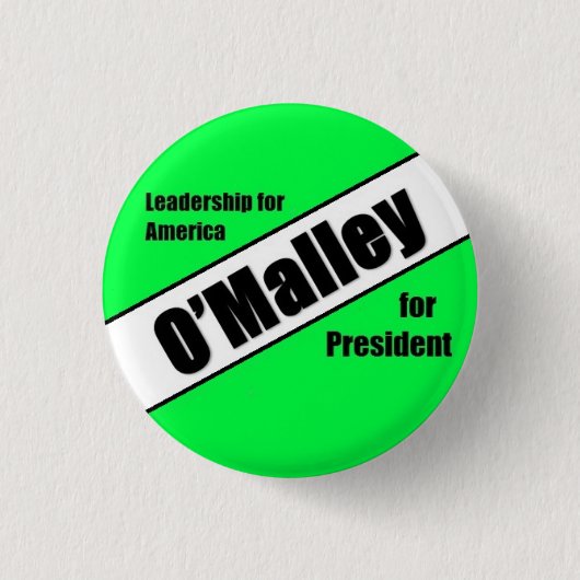 Martin O'Malley 2016 Button (Vorderseite)