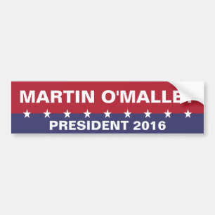MARTIN O'MALLEY für Präsident 2016 Autoaufkleber