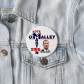 Martin O'Malley für Präsidenten 2016 Button (Beispiel)