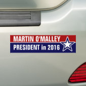 Martin O'Malley im Jahr 2016 Autoaufkleber (Auf Auto)