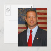 Martin O'Malley Postkarte (Vorne/Hinten)