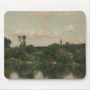 Martin Rico y Ortega - Auf der Seine Mousepad