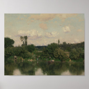 Martin Rico y Ortega - Auf der Seine Poster