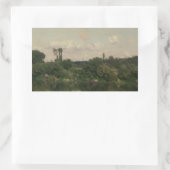 Martin Rico y Ortega - Auf der Seine Rechteckiger Aufkleber (Tasche)