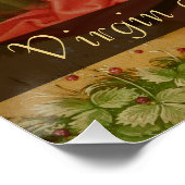 Martin Schongauer Jungfrau und Kind im Garten Poster (Ecke)