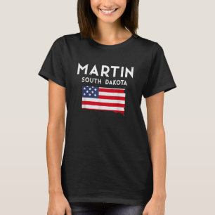 Martin South Dakota USA Staat America Travel South T-Shirt