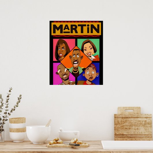 Martin und Freunde Poster (Küche)