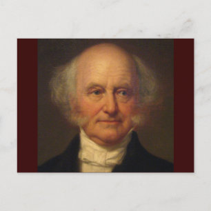 Martin Van Buren 8 Postkarte