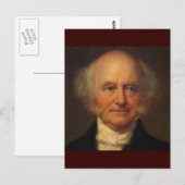 Martin Van Buren 8 Postkarte (Vorne/Hinten)