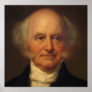 Martin Van Buren 8. Präsident Poster