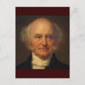 Martin Van Buren 8. Präsident Postkarte (Vorderseite)