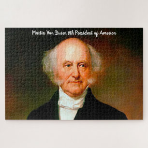 Martin Van Buren 8. Präsident von Amerika. Puzzle