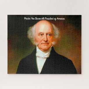 Martin Van Buren 8. Präsident von Amerika. Puzzle