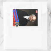Martin Van Buren Baseball Card Rechteckiger Aufkleber (Tasche)