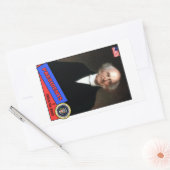 Martin Van Buren Baseball Card Rechteckiger Aufkleber (Umschlag)