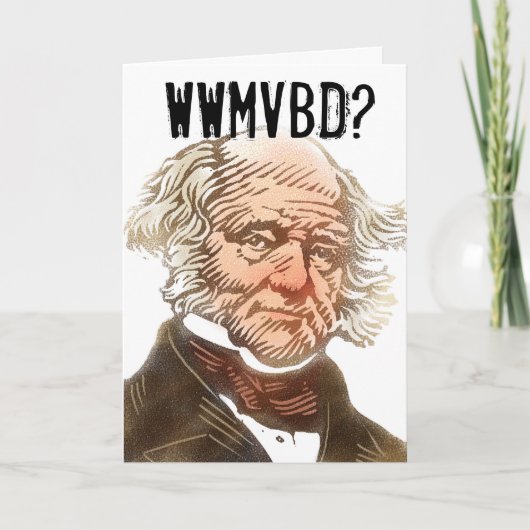 Martin Van Buren Card Karte (Vorderseite)