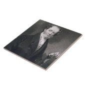 Martin Van Buren, graviert von E. Wellmore Fliese (Seite)