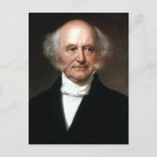 Martin Van Buren Postkarte (Vorderseite)