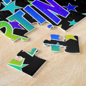 "MARTIN" Vorname, Spaß "GLÜCKLICHER GEBURTSTAG" Puzzle (Seite)