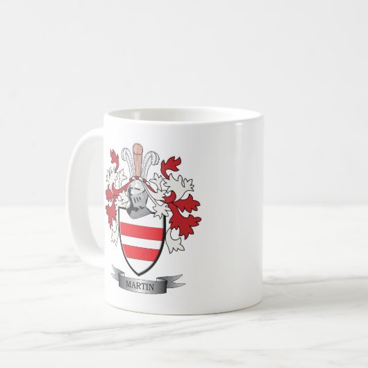 Martin-Wappen Kaffeetasse (Vorderseite Links)