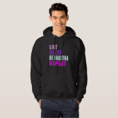 Martina Eat Sleep Be Repeat Martina Hoodie (Vorne ganz)